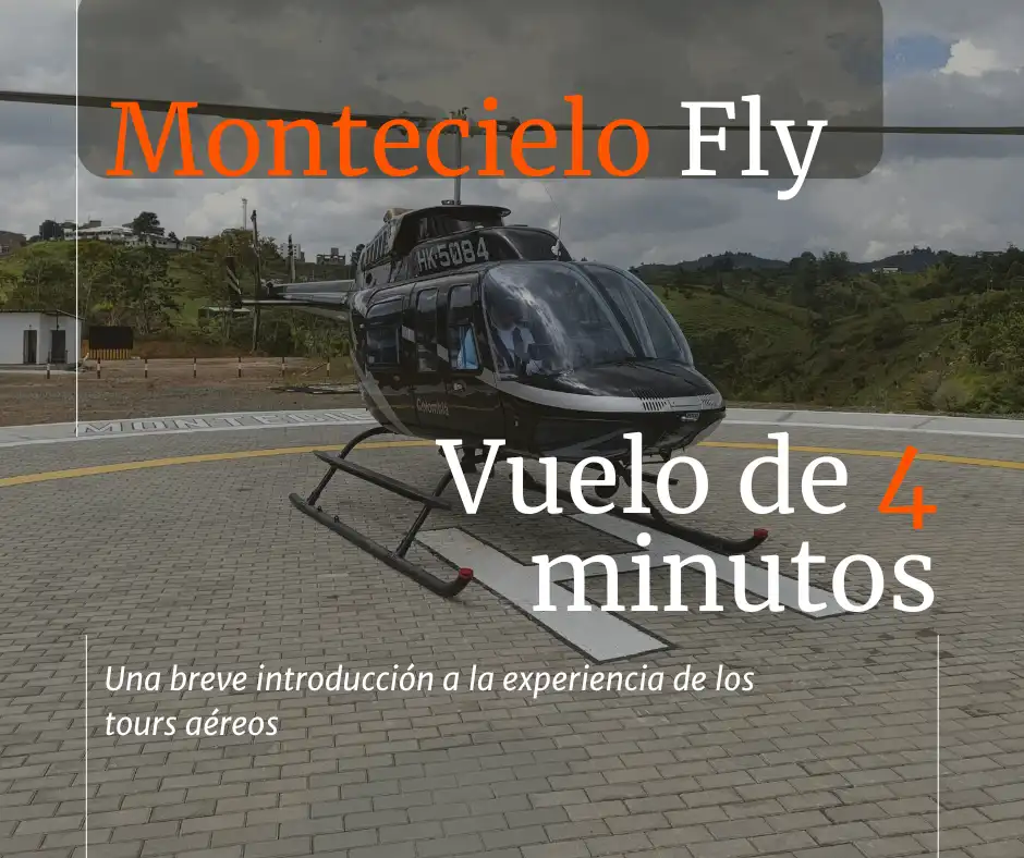 Vuelo de 4 minutos Aventura Aérea Inicial sobre Montecielo y El Peñol