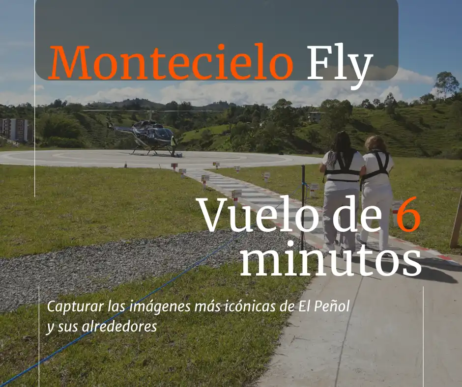 Vuelo de 6 minutos Panorámica Esencial de El Peñol y sus Tesoros