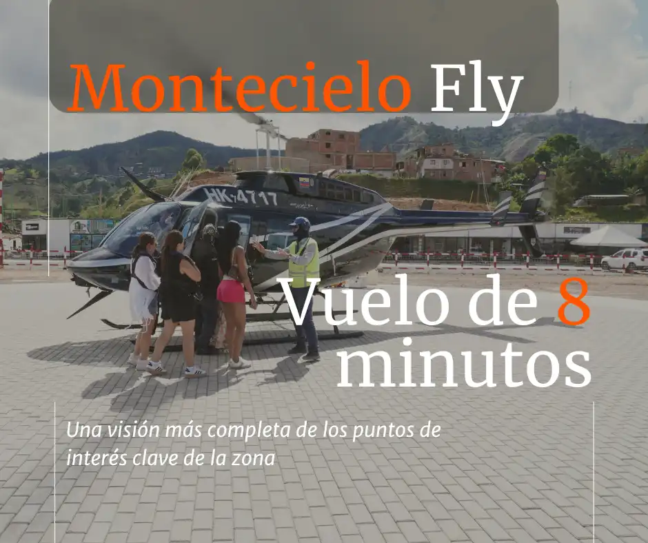 Vuelo de 8 minutos Experiencia Aérea Completa sobre El Peñol y la Región