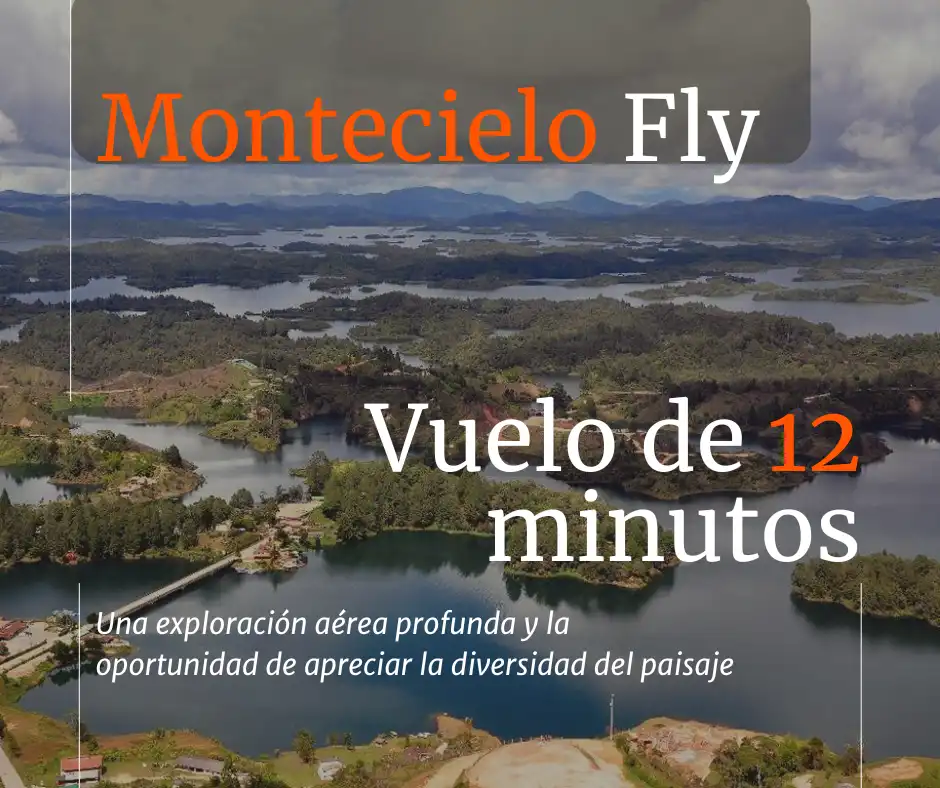 Vuelo de 12 minutos Gran Aventura Aérea Explorando la Joya del Embalse