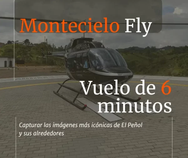 Vuelo de 6 minutos Panorámica Esencial de El Peñol y sus Tesoros