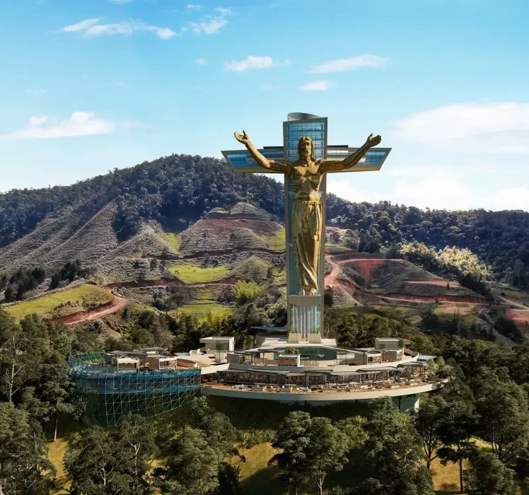 Cristo del embalse render